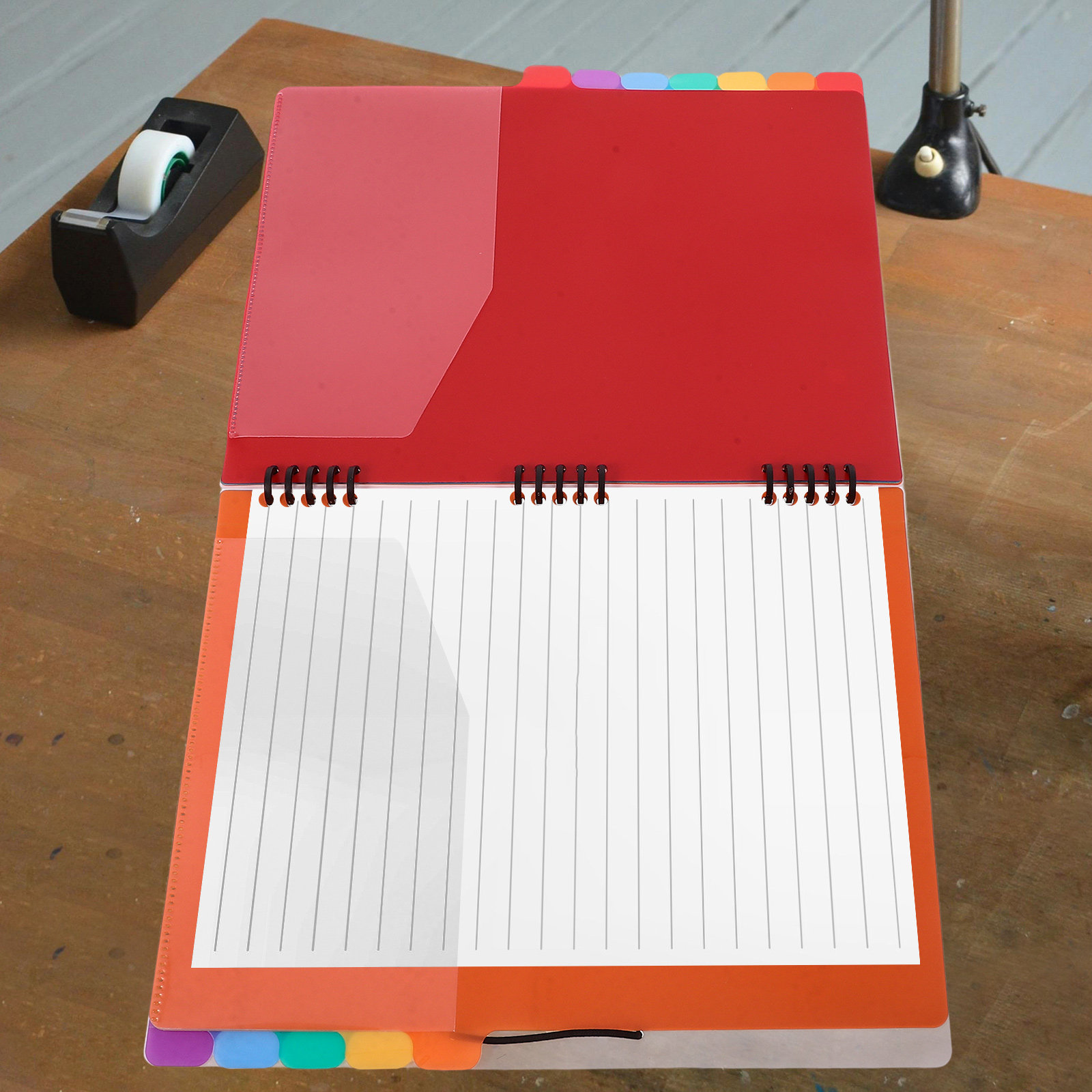 A4 Document Organizer Folder w - Tab Divider A4 recension och pris