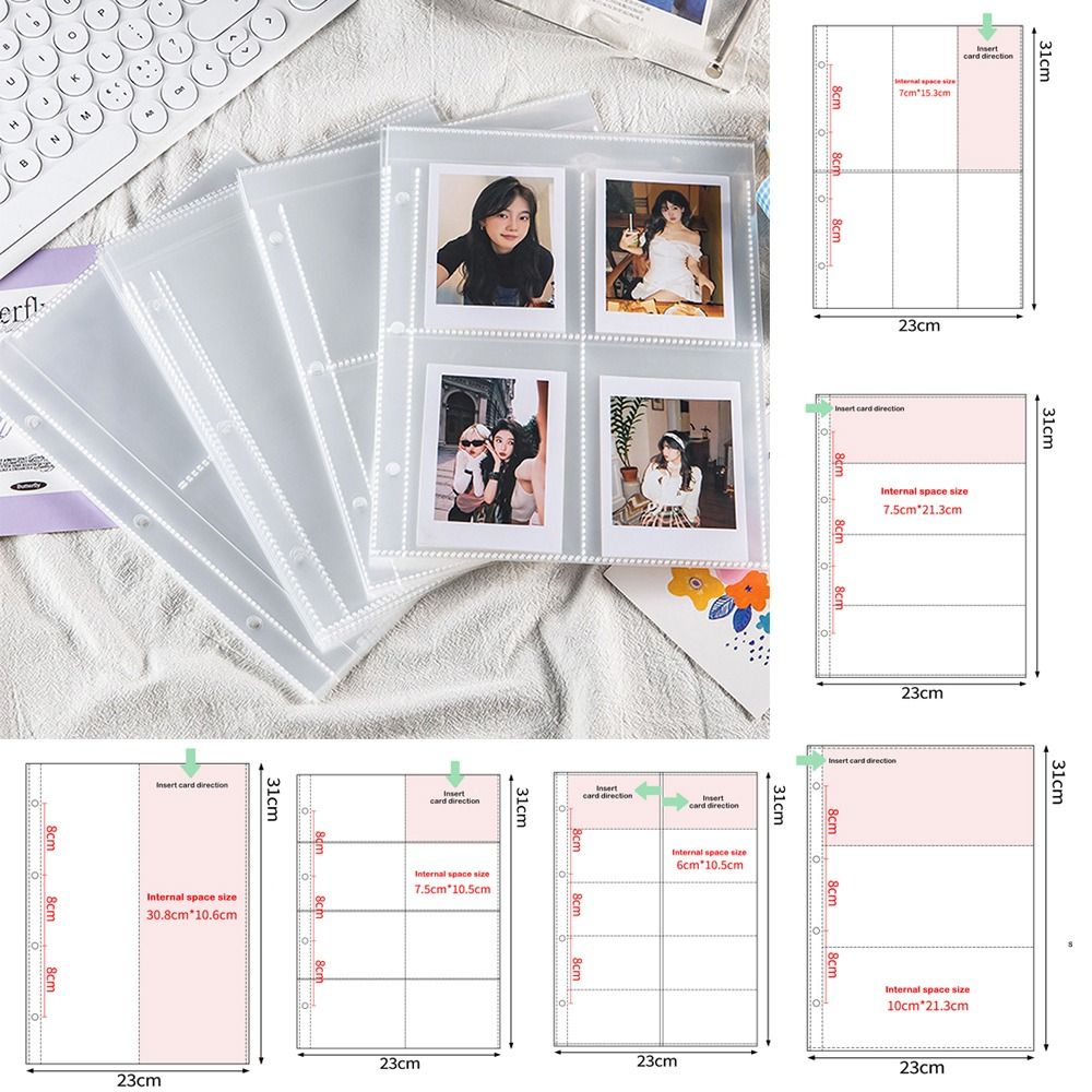 10PCS Transparent A4 Kpop Phot - Binder A4 Lever recension och pris