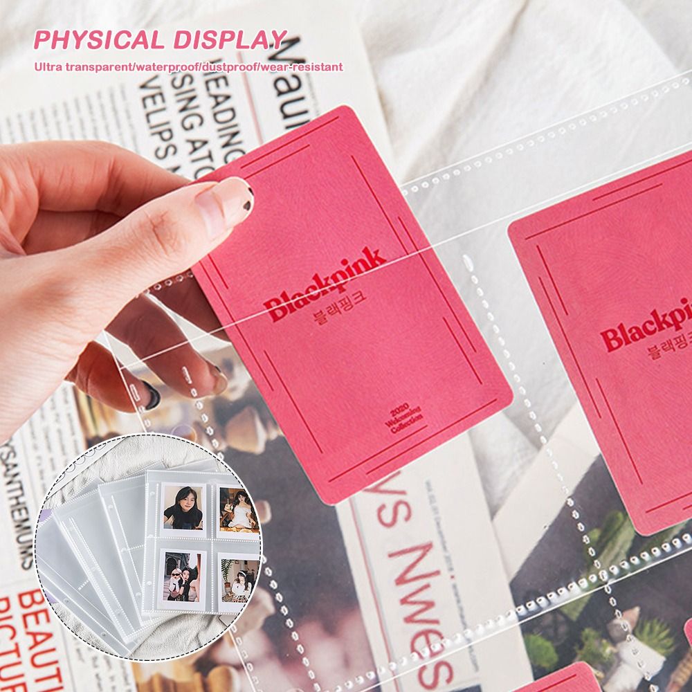 10PCS Transparent A4 Kpop Phot - Binder A4 Lever recension och pris