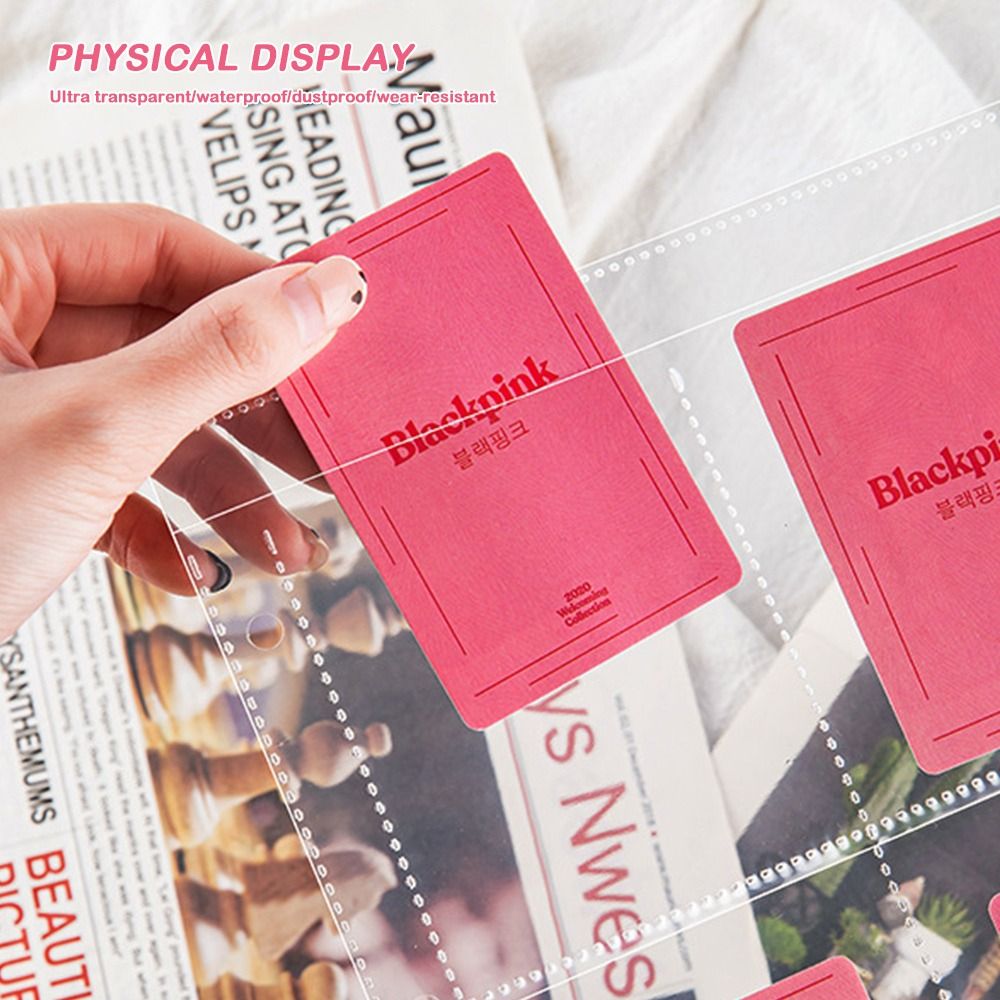10PCS Transparent A4 Kpop Phot - Binder A4 Lever recension och pris