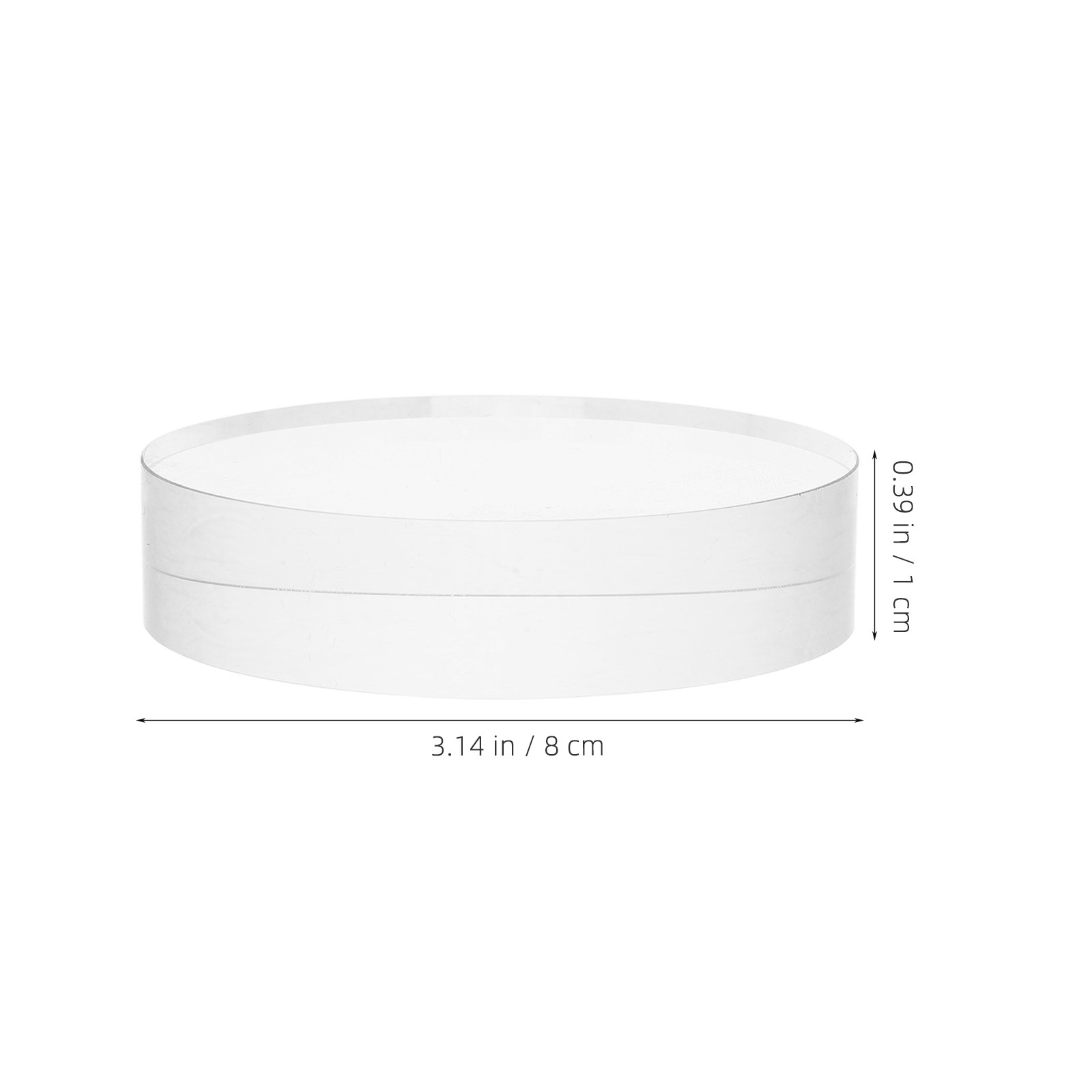 Round Crystal Paperweight 3.15 - Book Weight Glass recension och pris
