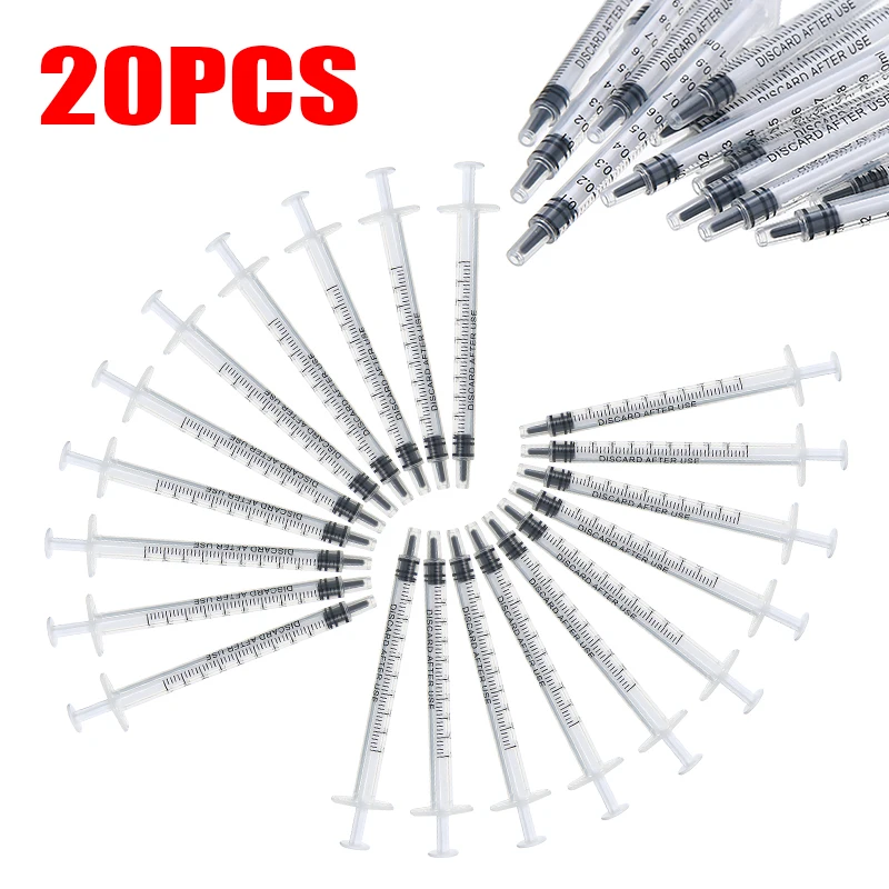 20PCS Lab Dedicated 1ml Plasti - Gel Refill Pack recension och pris