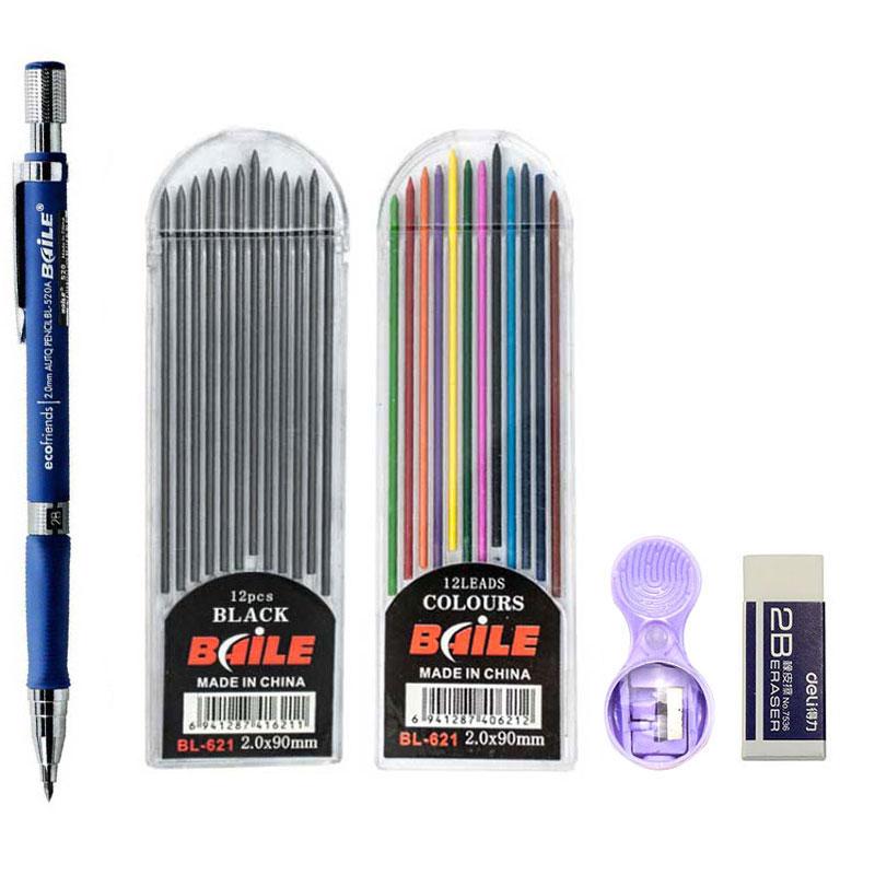 2.0mm Mechanical Pencil Set 2B - Staedtler Pencil Lumocolor recension och pris