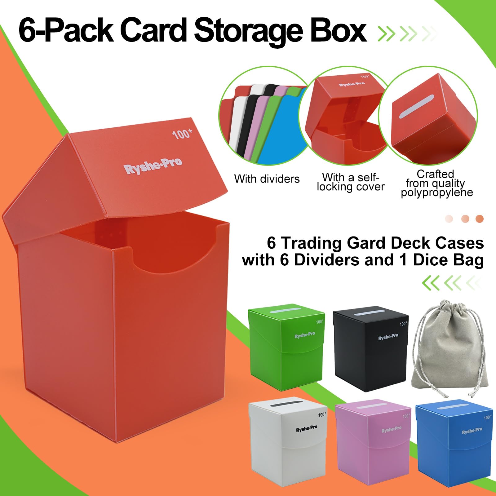 TCG Deck Box for 100+ Cards Co - Card Index Box recension och pris