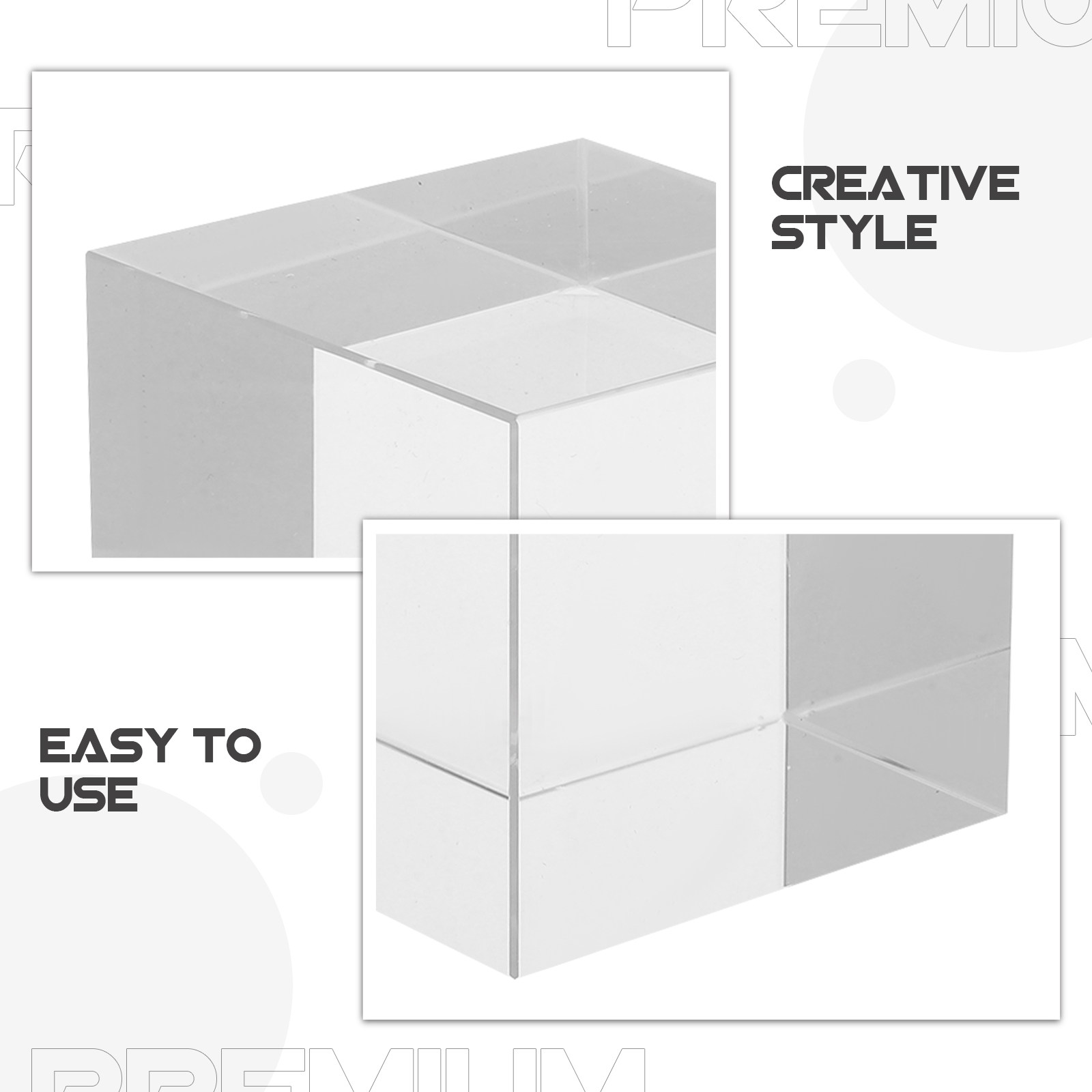 Square Crystal Paperweight Cle - Book Weight Glass recension och pris