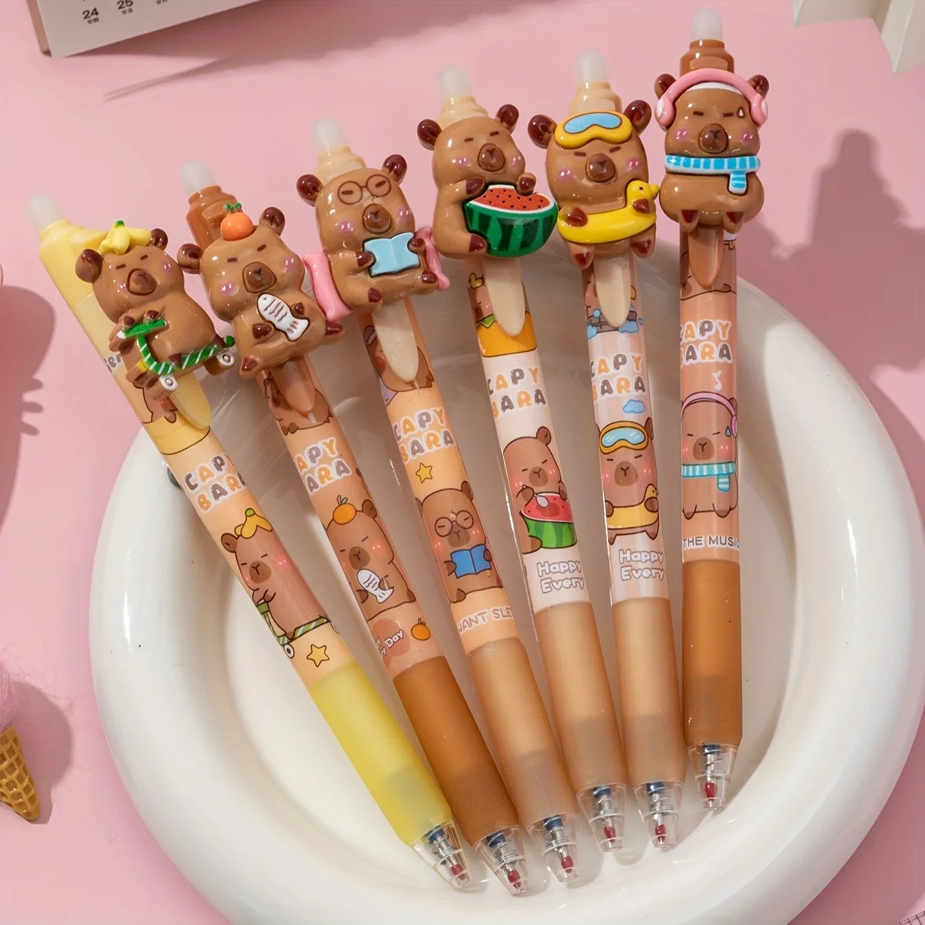 Cute Capybara Erasable Pens, 0 - Correction Pen Fine recension och pris