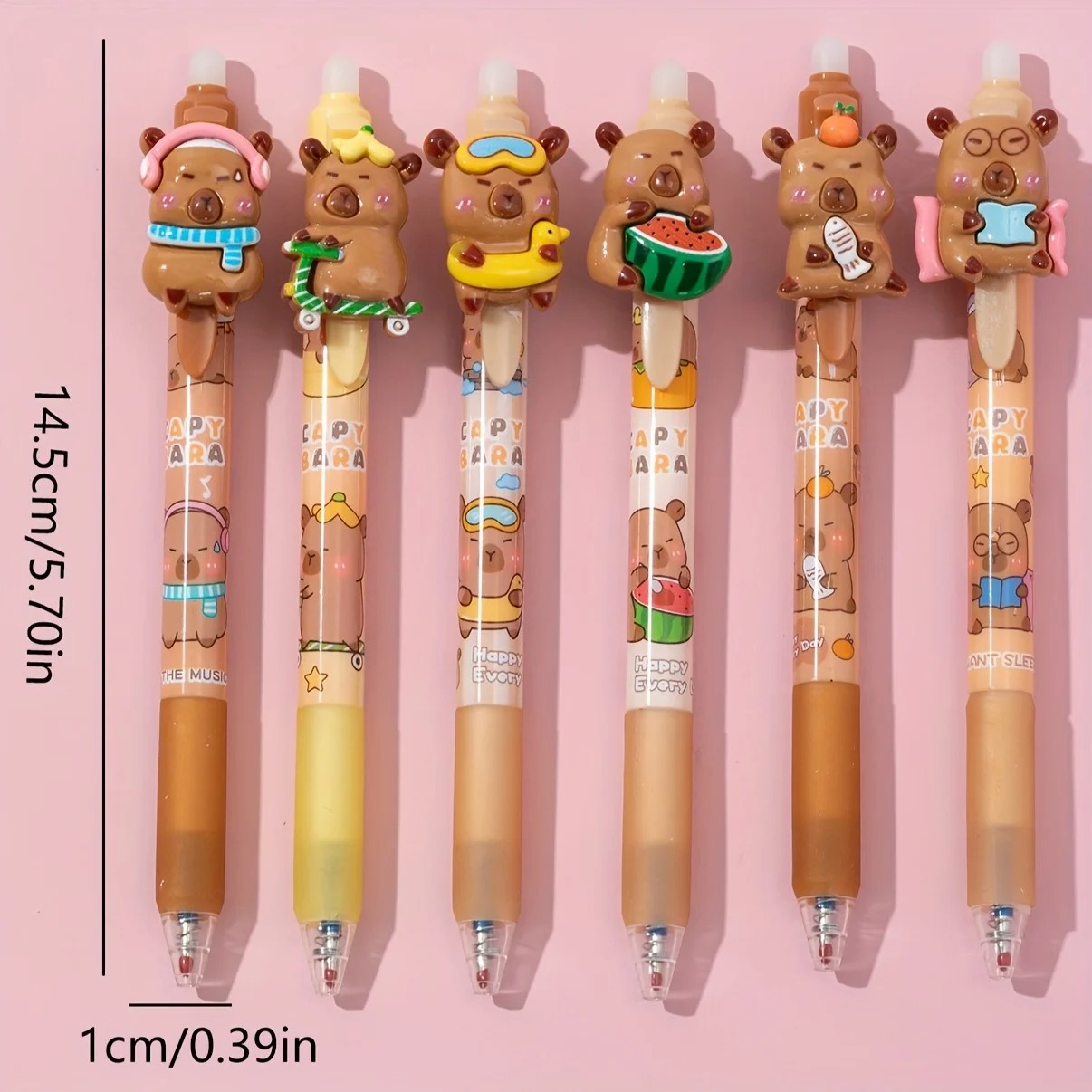Cute Capybara Erasable Pens, 0 - Correction Pen Fine recension och pris