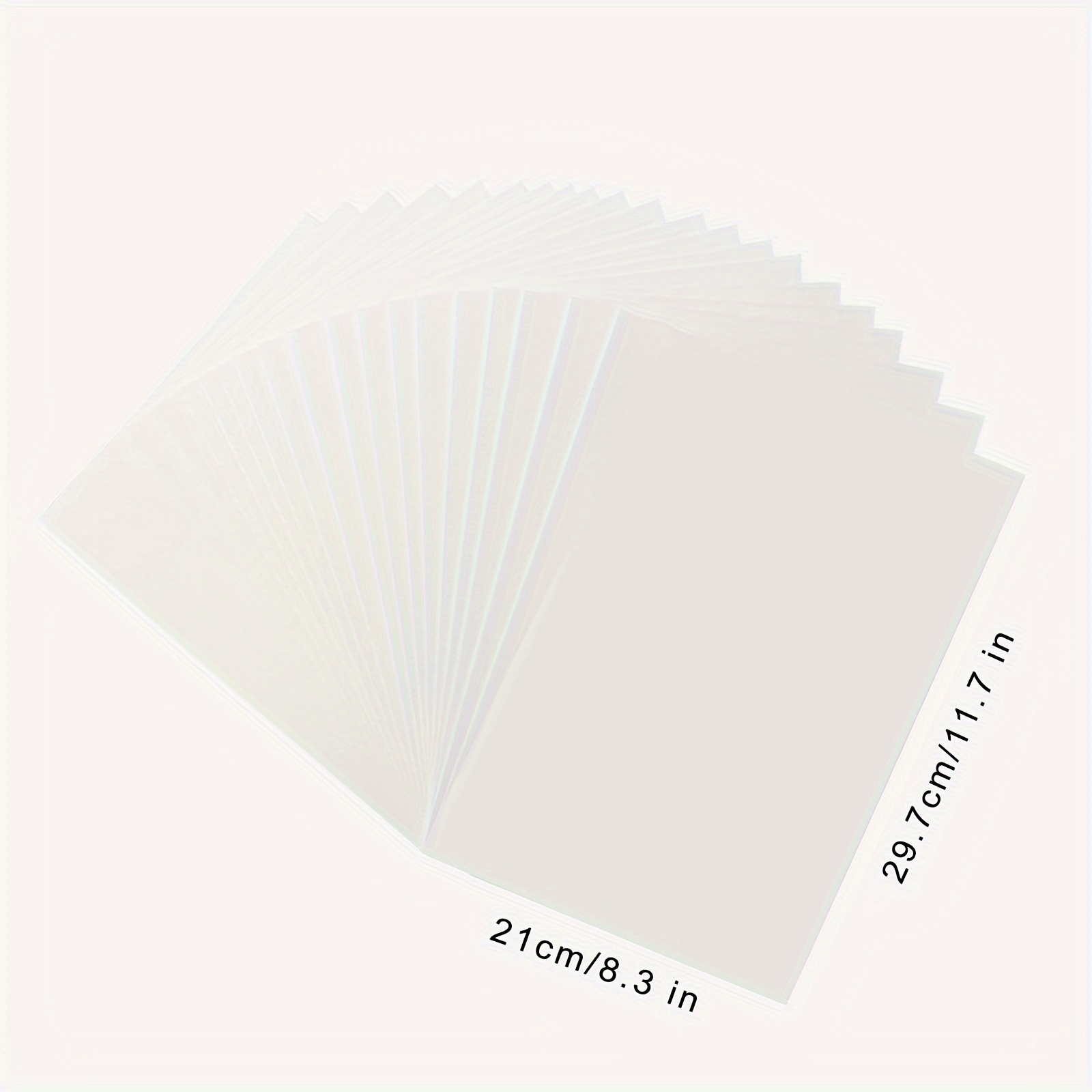 5 Sheets A4 Clear Waterslide D - Ink Blotter Paper recension och pris