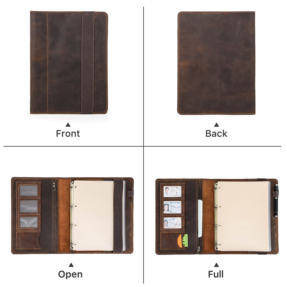 Luxury Retro Business A4 Noteb - Binder A4 Lever recension och pris